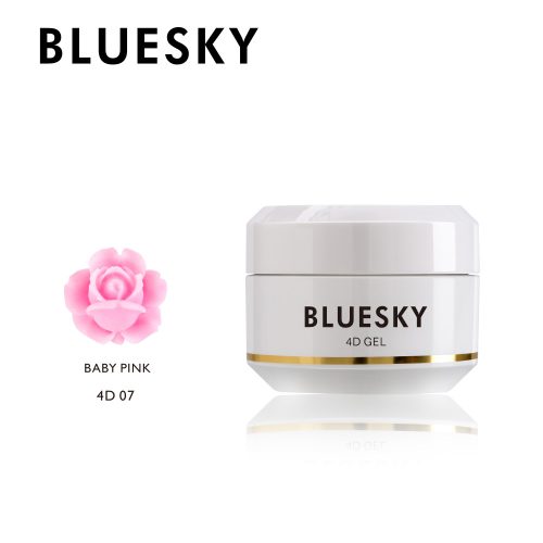 4D műköröm építő zselé - baby rózsaszín - 8 g