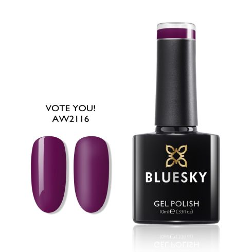 Tartós géllakk AW21116 Vote You sötét lila géllakk