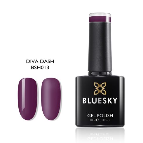 BSH013 Diva Dash szőlőszín bordó géllakk