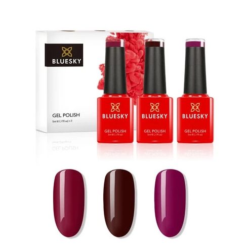 Mini Set Rich Reds 3 gazdag vörös géllakk díszdobozban