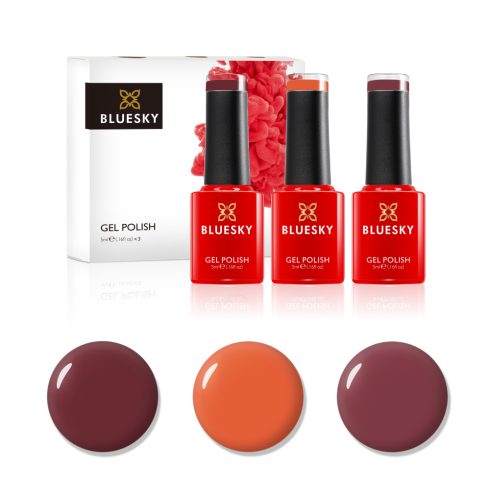  Autumn Leaves Bluesky Mini Trio Set