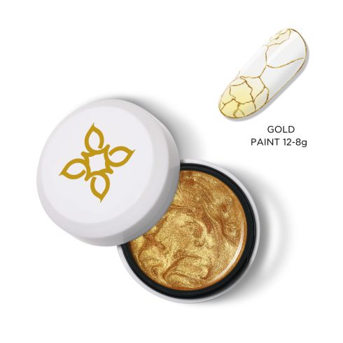 Arany festőzselé műkörömhöz - gold - 8 g 