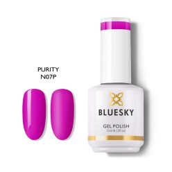 N07P Purity élénk közép lila neon géllakk