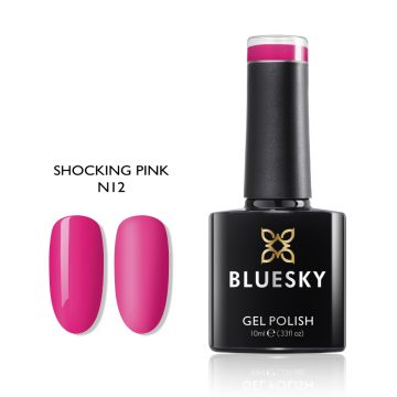 N12 Shocking Pink neon rózsaszín géllakk