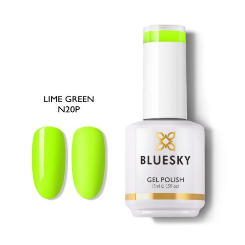 N20P Lime Green élénk zöld neon géllakk