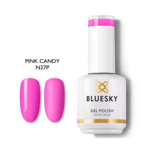 N27P Pink Candy neon rózsaszín géllakk