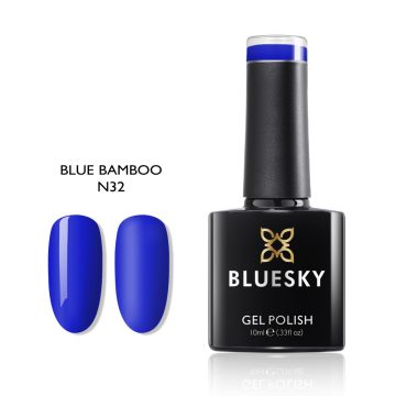 N32 Blue Bamboo élénk középkék géllakk