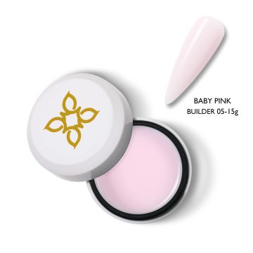   Építő zselé körömágyhosszabbító rózsaszín -baby pink 15 g