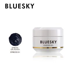 Emboss zselé - black 8 g